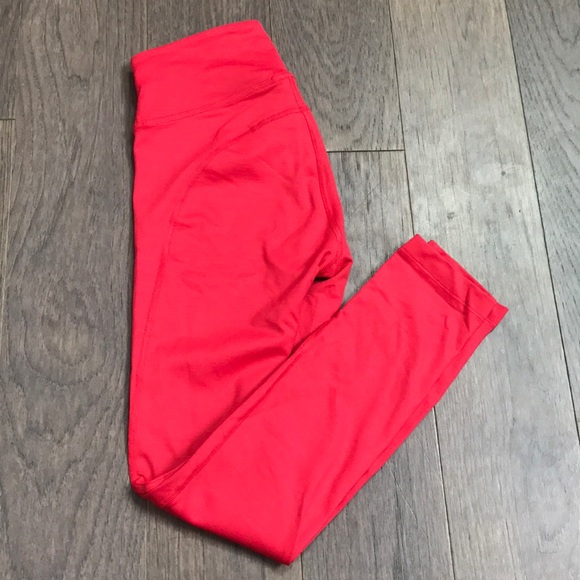 Outdoor Voices Pants - Tech Sweat Legging in Scarlet